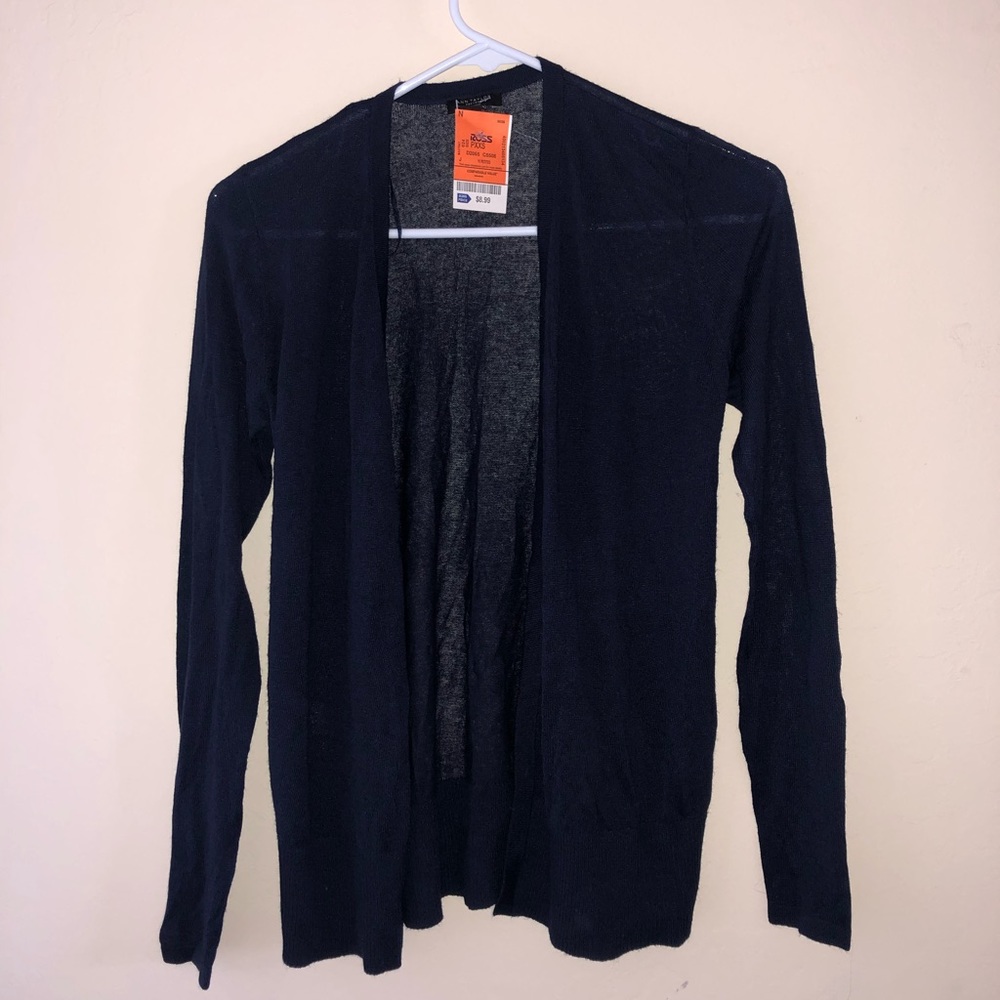 Navy blue cardigan